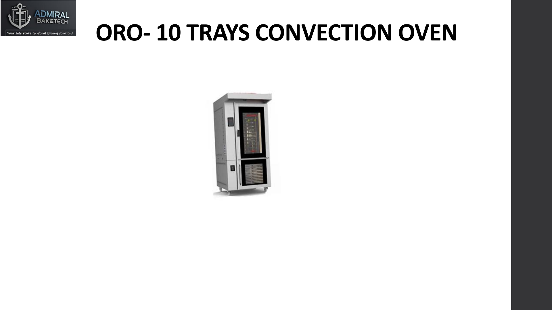 ORO-10 Konveksiyonel Fırın