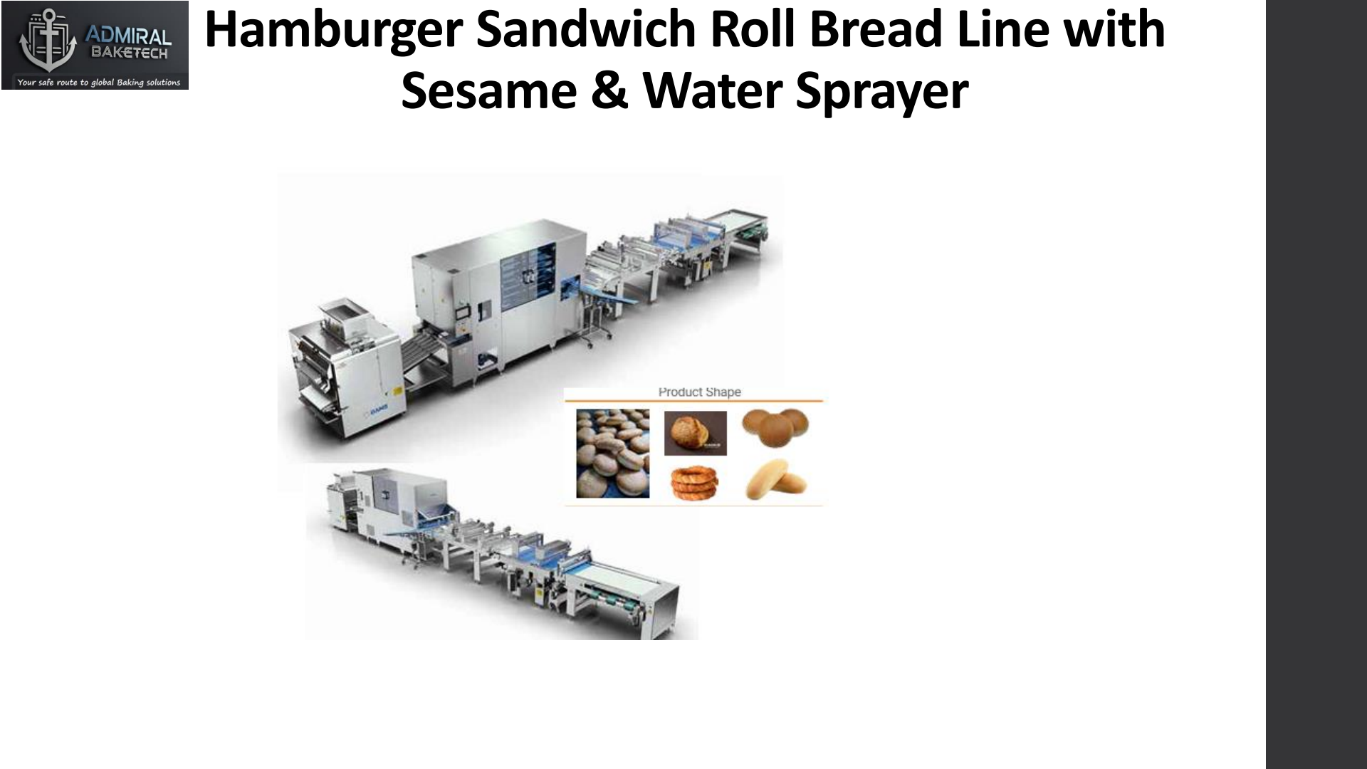 Susamlı Sandviç & Roll Ekmek Hattı